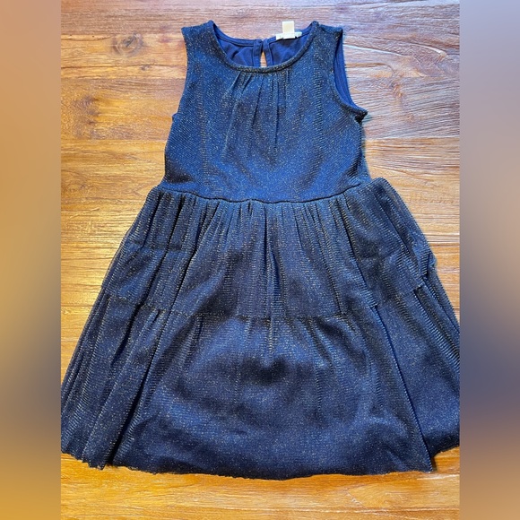 Crewcuts Girls' tiered sparkle tulle dress, size 6. - Picture 2 of 4